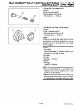 2002 Yamaha YFM660 Grizzly factory service and repair manual, Page 287