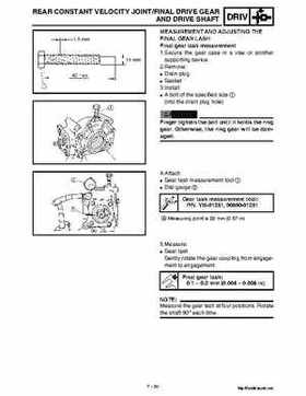 2002 Yamaha YFM660 Grizzly factory service and repair manual, Page 288