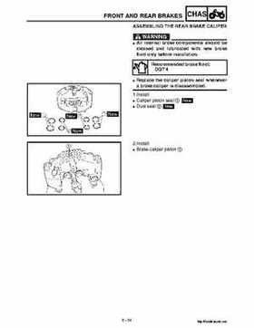 2002 Yamaha YFM660 Grizzly factory service and repair manual, Page 324