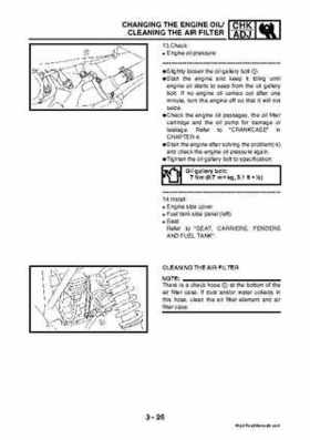 2003 2005 YFM45FAR, YFM450FAR Kodiak OEM Service Manual, Page 90