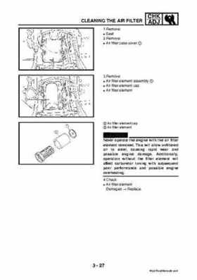 2003 2005 YFM45FAR, YFM450FAR Kodiak OEM Service Manual, Page 91