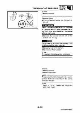 2003 2005 YFM45FAR, YFM450FAR Kodiak OEM Service Manual, Page 92