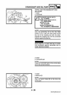2003 2005 YFM45FAR, YFM450FAR Kodiak OEM Service Manual, Page 200