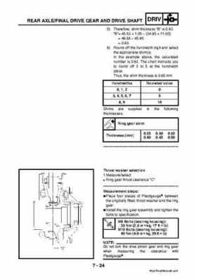 2003 2005 YFM45FAR, YFM450FAR Kodiak OEM Service Manual, Page 267