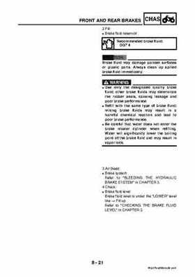2003 2005 YFM45FAR, YFM450FAR Kodiak OEM Service Manual, Page 298