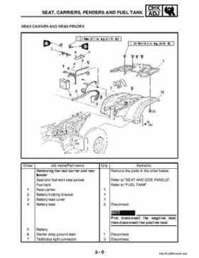 2003 Yamaha YFM400FAR Kodiak Factory Service Manual, Page 67