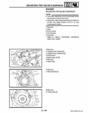 2003 Yamaha YFM400FAR Kodiak Factory Service Manual, Page 71