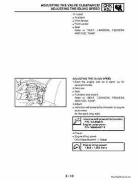 2003 Yamaha YFM400FAR Kodiak Factory Service Manual, Page 74
