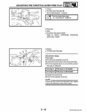 2003 Yamaha YFM400FAR Kodiak Factory Service Manual, Page 76