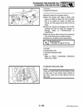 2003 Yamaha YFM400FAR Kodiak Factory Service Manual, Page 87