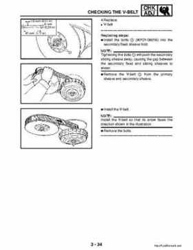 2003 Yamaha YFM400FAR Kodiak Factory Service Manual, Page 95