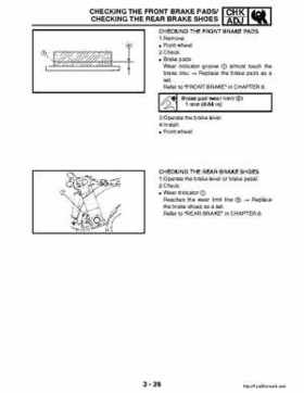 2003 Yamaha YFM400FAR Kodiak Factory Service Manual, Page 100