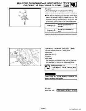2003 Yamaha YFM400FAR Kodiak Factory Service Manual, Page 105