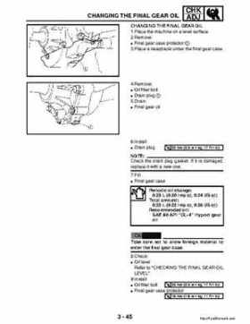 2003 Yamaha YFM400FAR Kodiak Factory Service Manual, Page 106
