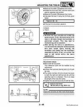 2003 Yamaha YFM400FAR Kodiak Factory Service Manual, Page 109