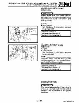 2003 Yamaha YFM400FAR Kodiak Factory Service Manual, Page 110
