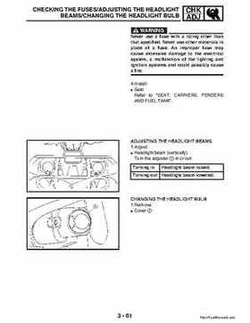 2003 Yamaha YFM400FAR Kodiak Factory Service Manual, Page 122