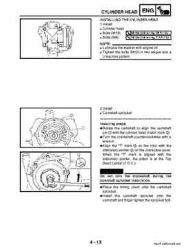 2003 Yamaha YFM400FAR Kodiak Factory Service Manual, Page 136