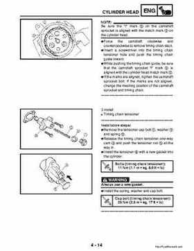 2003 Yamaha YFM400FAR Kodiak Factory Service Manual, Page 137