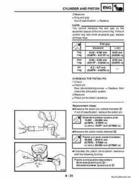 2003 Yamaha YFM400FAR Kodiak Factory Service Manual, Page 154