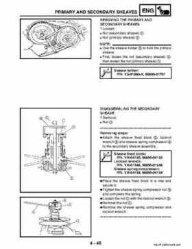 2003 Yamaha YFM400FAR Kodiak Factory Service Manual, Page 169