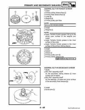 2003 Yamaha YFM400FAR Kodiak Factory Service Manual, Page 171