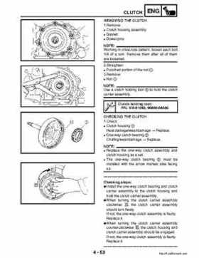 2003 Yamaha YFM400FAR Kodiak Factory Service Manual, Page 176
