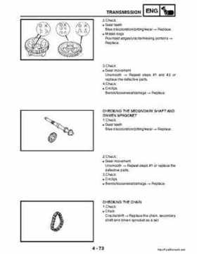 2003 Yamaha YFM400FAR Kodiak Factory Service Manual, Page 196