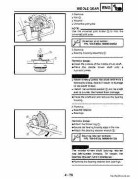 2003 Yamaha YFM400FAR Kodiak Factory Service Manual, Page 202