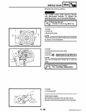 2003 Yamaha YFM400FAR Kodiak Factory Service Manual, Page 208