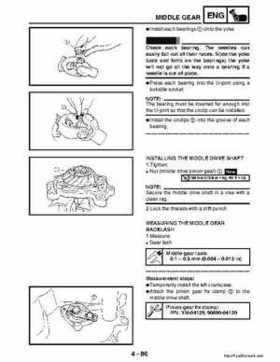 2003 Yamaha YFM400FAR Kodiak Factory Service Manual, Page 209