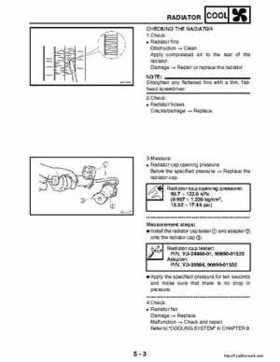 2003 Yamaha YFM400FAR Kodiak Factory Service Manual, Page 213