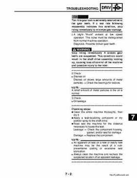 2003 Yamaha YFM400FAR Kodiak Factory Service Manual, Page 230