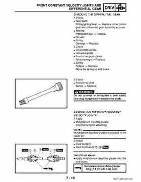 2003 Yamaha YFM400FAR Kodiak Factory Service Manual, Page 238