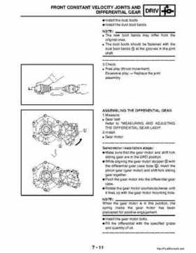 2003 Yamaha YFM400FAR Kodiak Factory Service Manual, Page 239