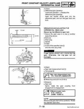 2003 Yamaha YFM400FAR Kodiak Factory Service Manual, Page 240