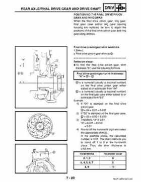 2003 Yamaha YFM400FAR Kodiak Factory Service Manual, Page 248