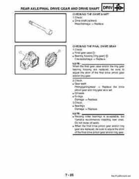 2003 Yamaha YFM400FAR Kodiak Factory Service Manual, Page 253