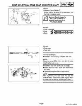 2003 Yamaha YFM400FAR Kodiak Factory Service Manual, Page 257