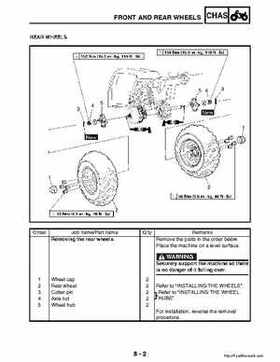 2003 Yamaha YFM400FAR Kodiak Factory Service Manual, Page 259