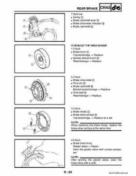 2003 Yamaha YFM400FAR Kodiak Factory Service Manual, Page 281