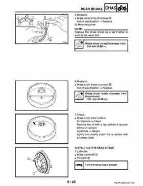 2003 Yamaha YFM400FAR Kodiak Factory Service Manual, Page 282