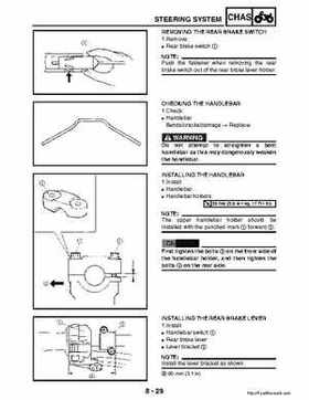 2003 Yamaha YFM400FAR Kodiak Factory Service Manual, Page 286