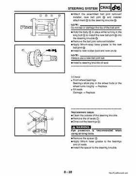 2003 Yamaha YFM400FAR Kodiak Factory Service Manual, Page 295