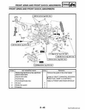 2003 Yamaha YFM400FAR Kodiak Factory Service Manual, Page 297