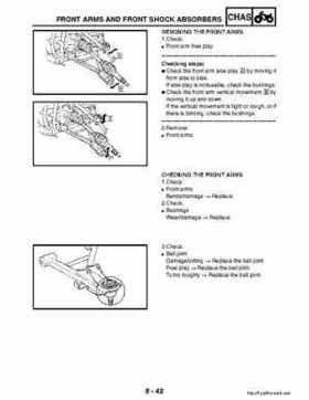 2003 Yamaha YFM400FAR Kodiak Factory Service Manual, Page 299