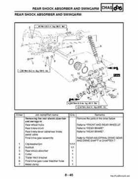 2003 Yamaha YFM400FAR Kodiak Factory Service Manual, Page 303