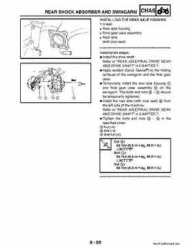 2003 Yamaha YFM400FAR Kodiak Factory Service Manual, Page 307