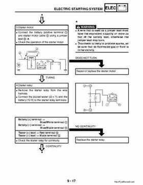 2003 Yamaha YFM400FAR Kodiak Factory Service Manual, Page 324