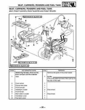 2003 Yamaha YFM400FAR Kodiak Factory Service Manual, Page 410